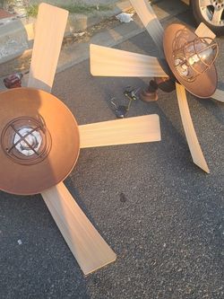 2 Outside Cieling Fans With Remote Control