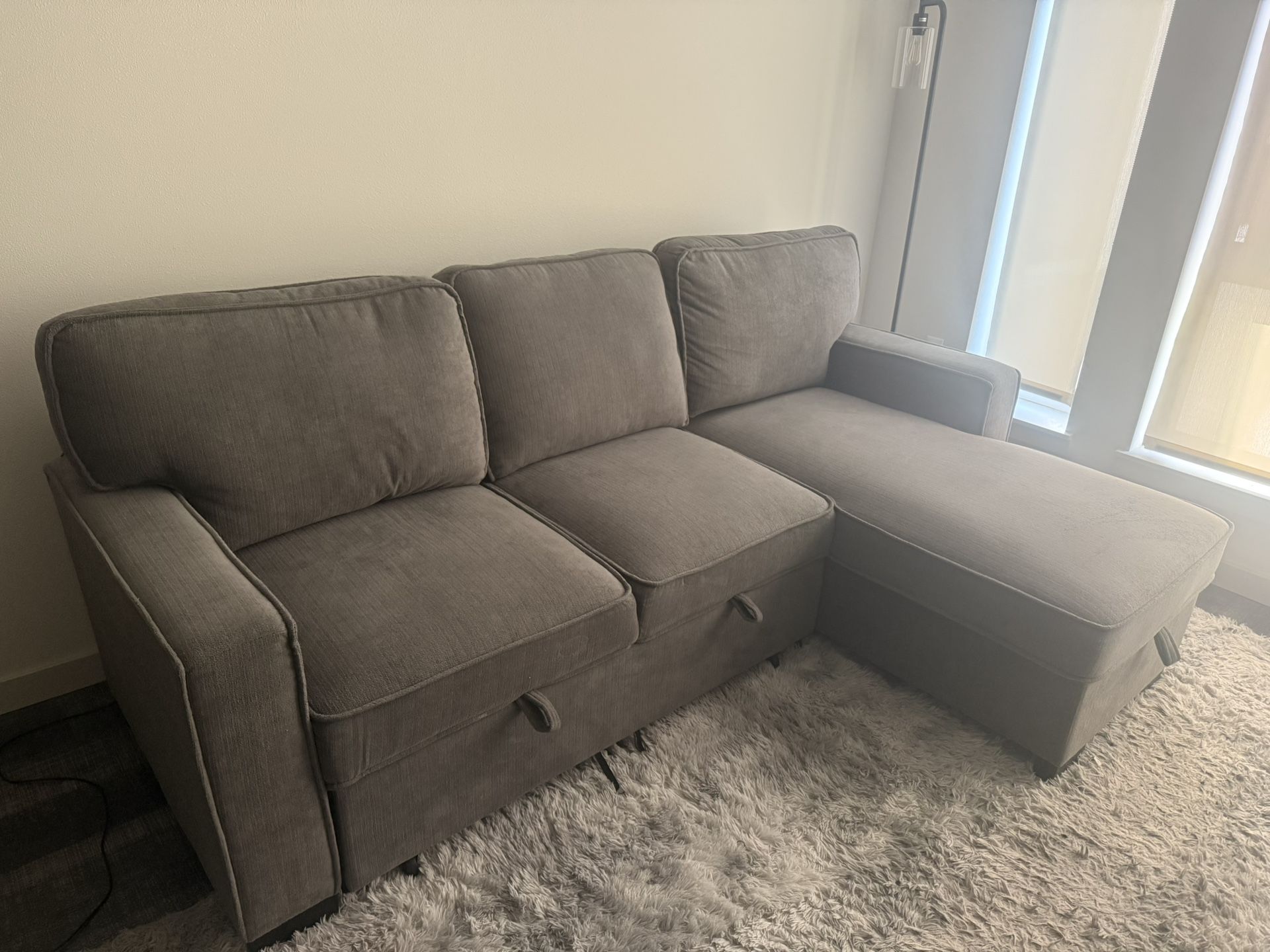 Grey Sleeper Sofa