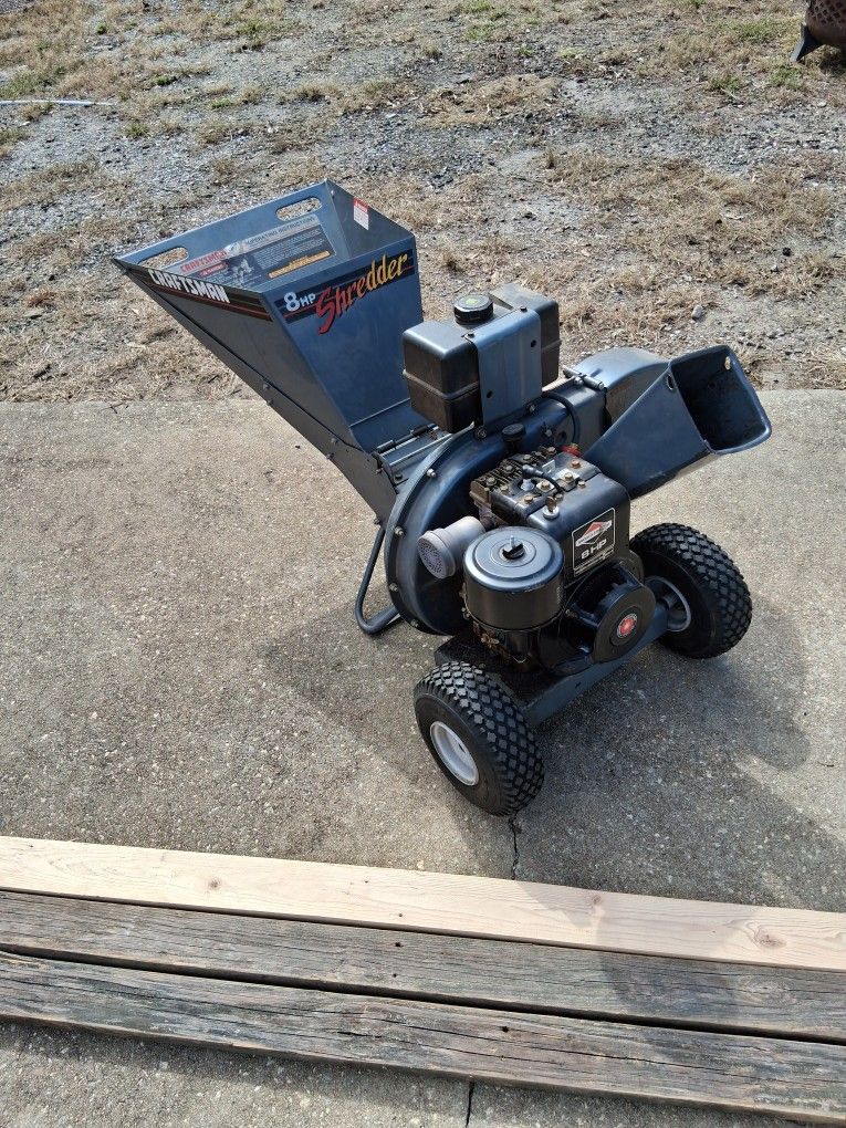 Craftsman 8hp Shredder 3" Capacity