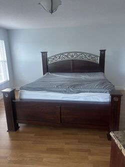 king Bed frame without mattress
