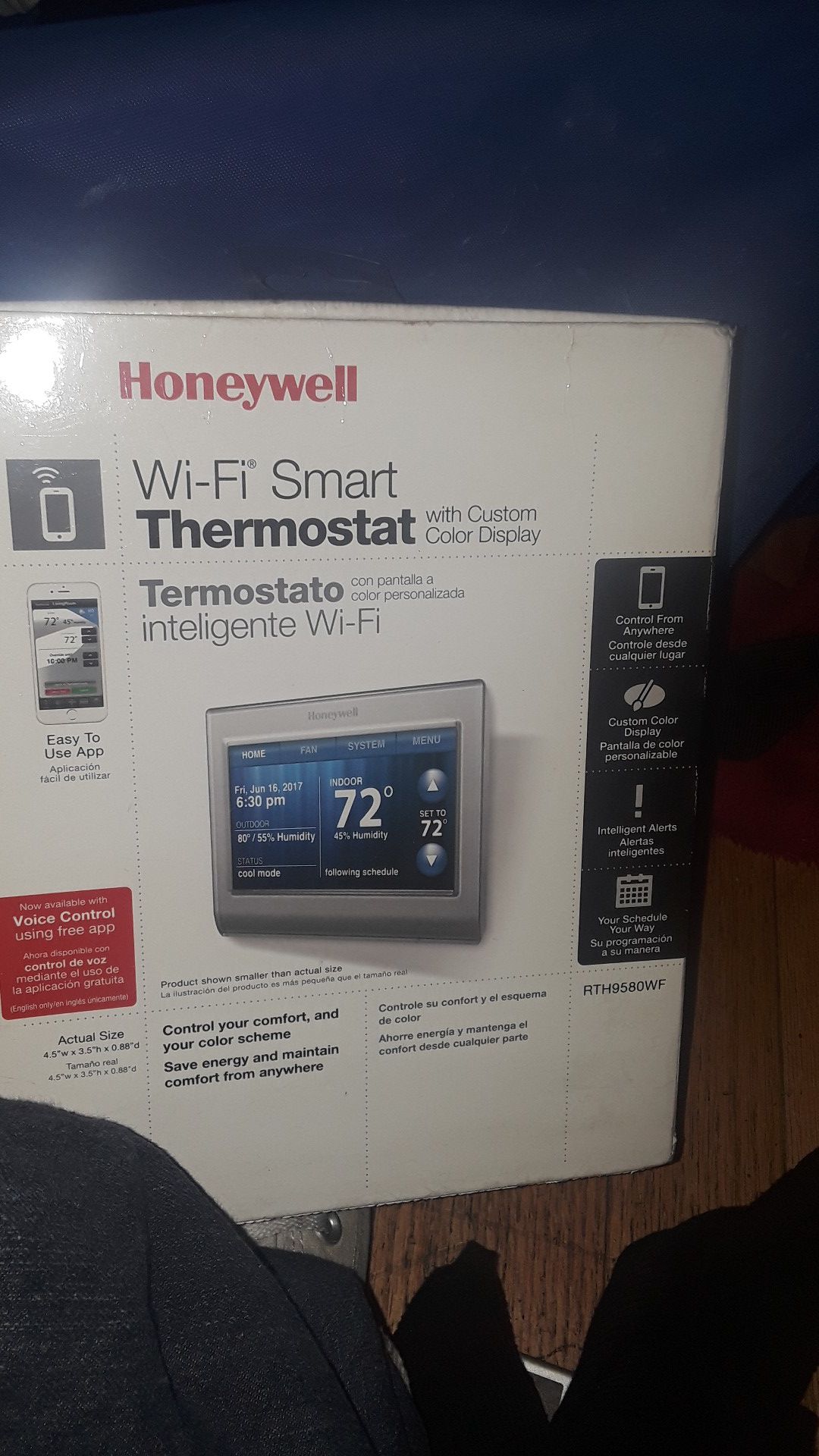 Wi-fi smart thermostat