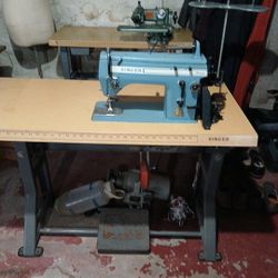 Industrial Singer Sewing Machine 