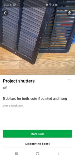 Project shutters