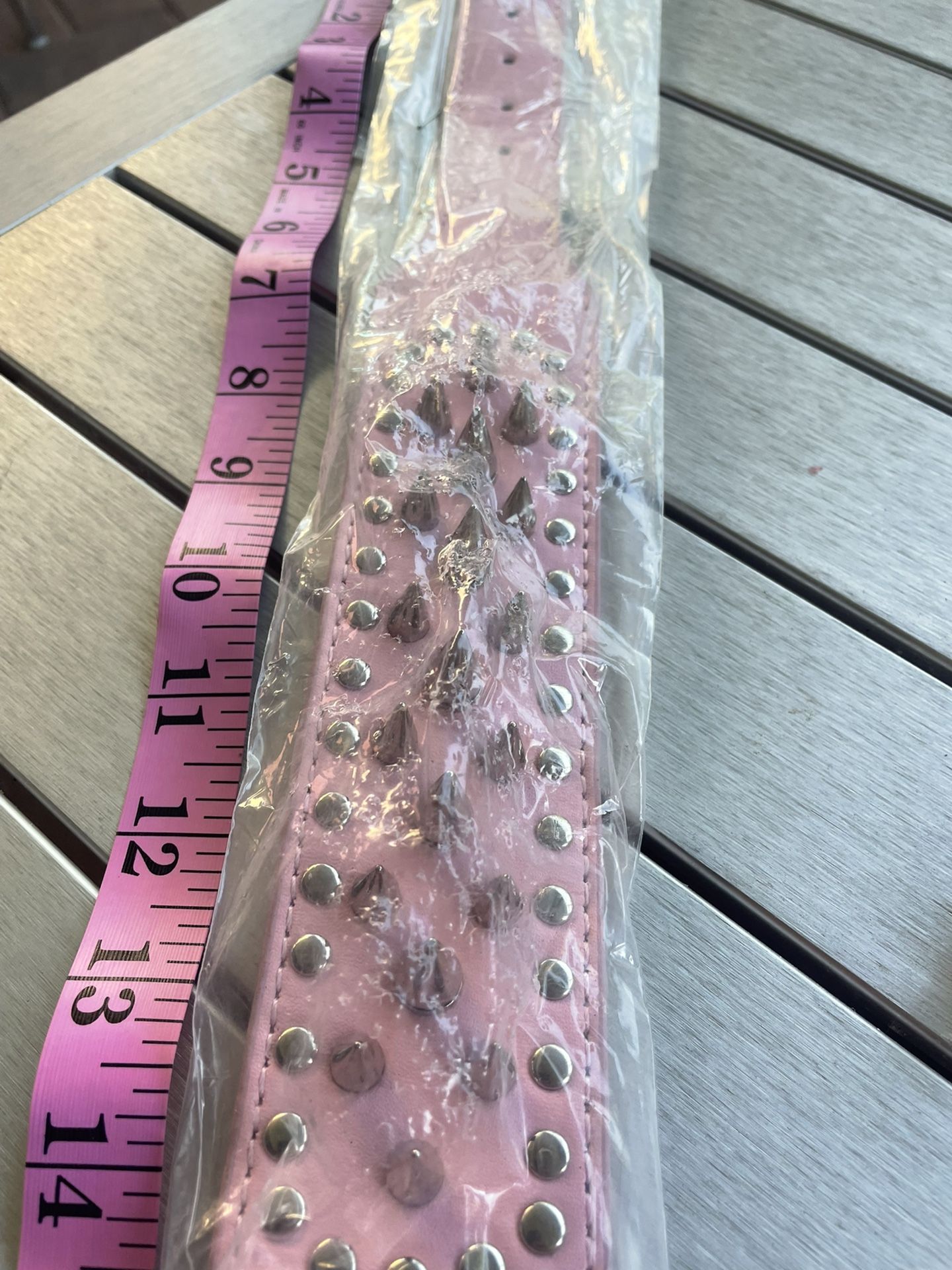 Pink Dog collar new