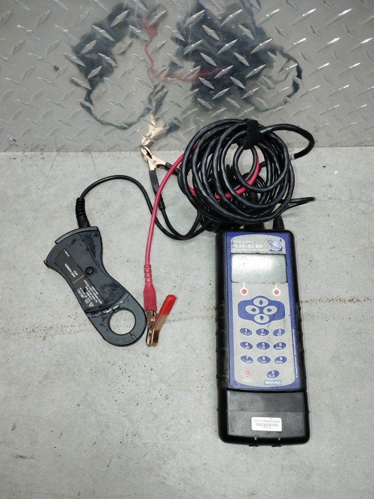 Midtronics Club Assist MBC-5500 Mobile Battery Tester w Amp Clamp Volt Ohm AC DCq