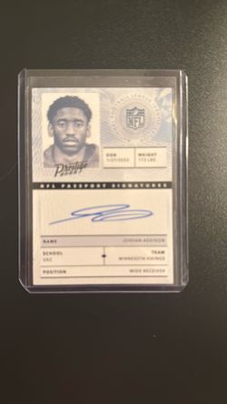 Jordan Addison Signed Card