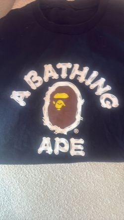 Black bape shirt Large