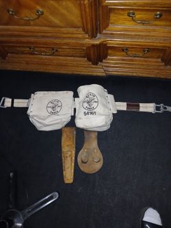 Quick release ironworker tool belt, bags,scabbers& tools
