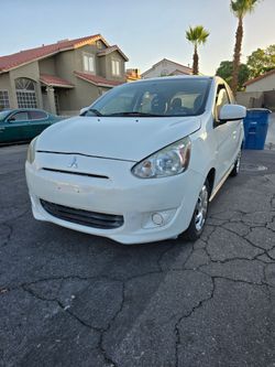 Mitsubishi Mirage White Hatchback
