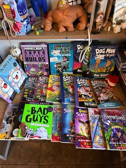 Kids books Bad Guys/ Goosebumps / Captain Underpants & more!