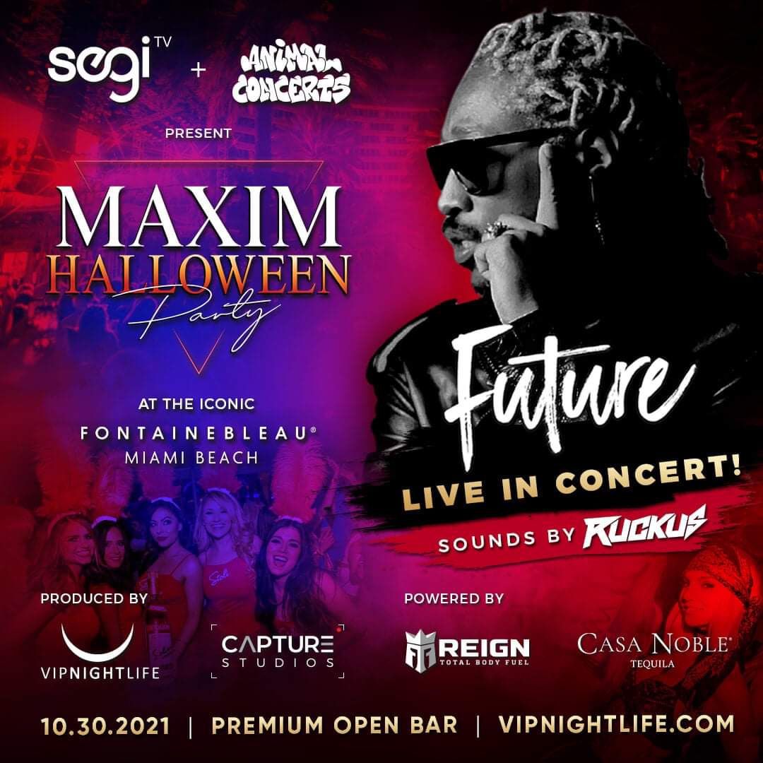 Future Live In Concert in Miami at Maxim Halloween Party