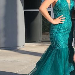 Emerald Green Mermaid Dress