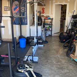 Lat pulldown And Bicep Curl Machine