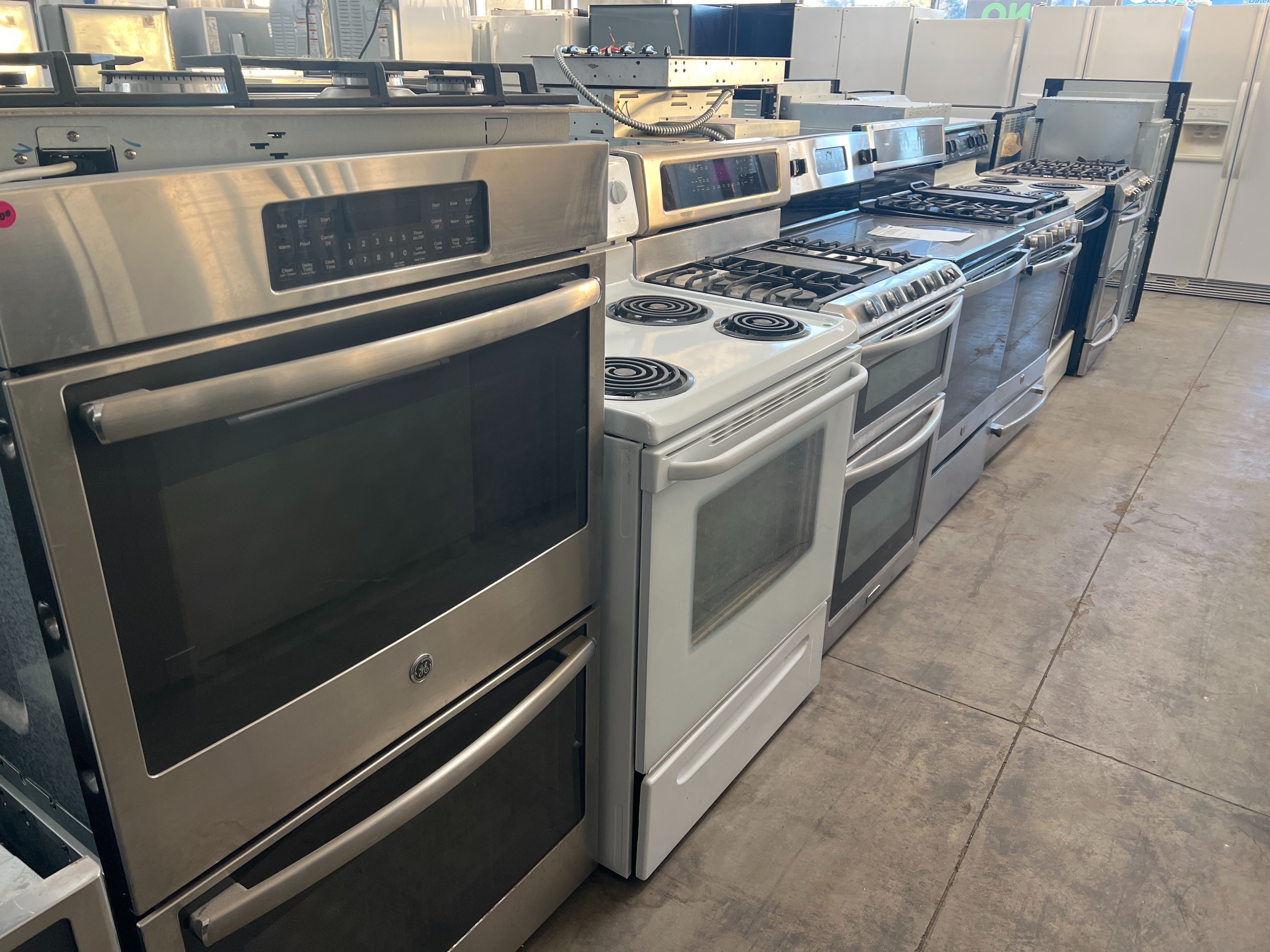 2 LOCATIONS -USED STOVES /RANGES/ WALL OVENS -FREE DELIVERY -120 DAY WARRANTY