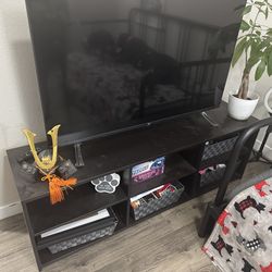 Tv stand with cubbies
