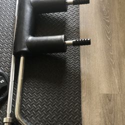 Safety Squat Olympic Bar V2 & Weight Plates