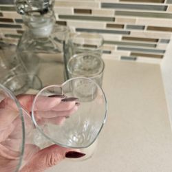 Valentine's Heart Shaped ❤️ Glasses 🥂