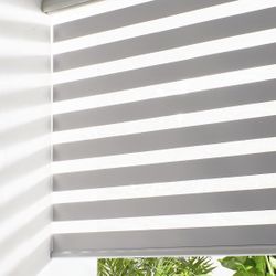 Cordless Zebra Blinds for Windows Free-Stop Roller Shades