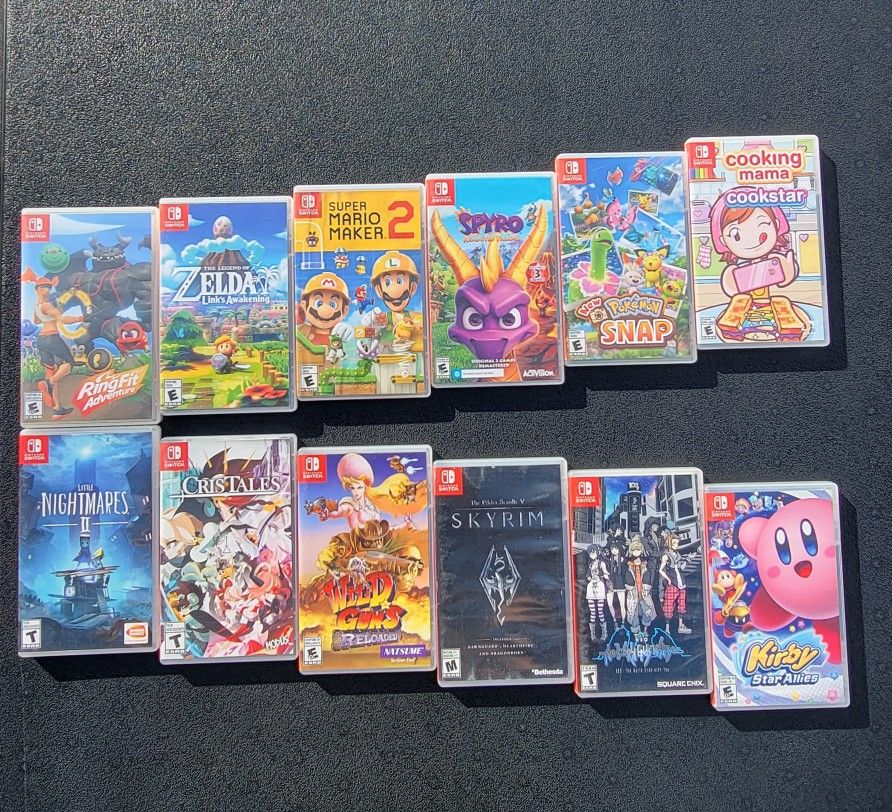 Nintendo Switch 12-Game Lot All 12 Games are in good condition - See Description/Photos