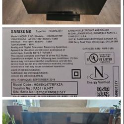 SAMSUNG TV 50" LED - NO SMART 