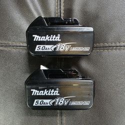 Makita 18V LXT High Capacity Battery Pack 5.0Ah with Fuel Gauge