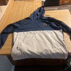 Dark Blue And White Nike Jacket 