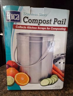 Epica Stainless Steel Kitchen Compost Pail