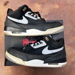 Size 12 Men’s - Jordan 3 Retro Tinker SP Black Cement 2019 Worn CK4348 007