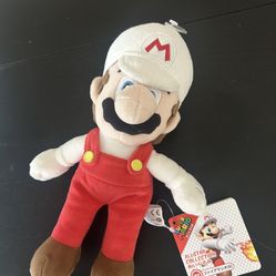 New Super Mario All Star Collection 10 Inch Plush Fire Mario