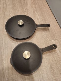 Prepd Chef Skillet Set: 8" & 10" Cast Iron