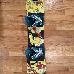 Burton Kids 100cm Snowboard With Bindings