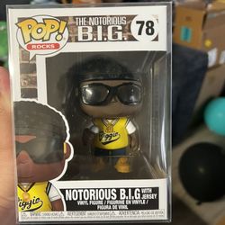 Notorious BIG with Jersey Funko
