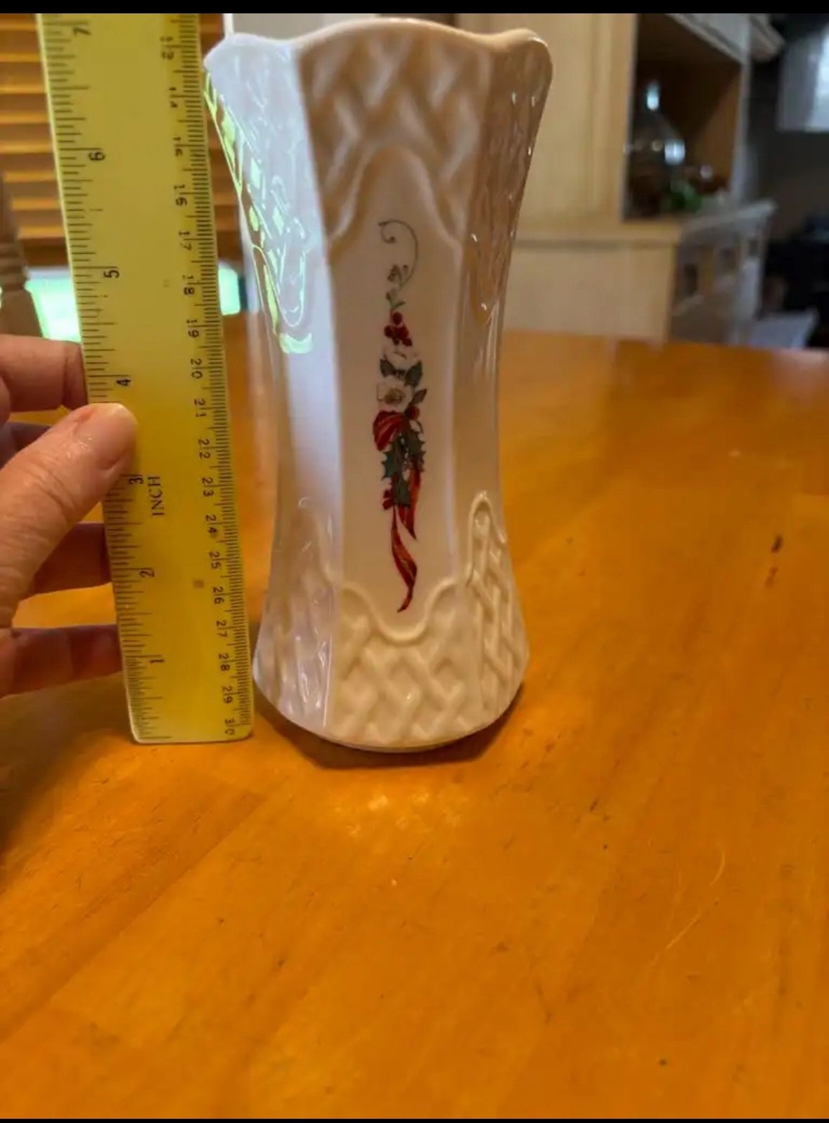 Decorative Holiday Vase By Belleek