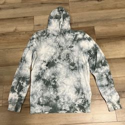 Billabong Tie Die Men’s Hoodie Sweatshirt Green White Size L