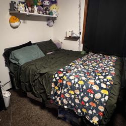 Queen Bed And Bed Frame