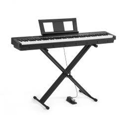 431*Weighted Digital Piano, 88 Keys Fully Weighted, Electric Piano Dual Keyboard & Speakers with X Stand, Sustain Pedal, Recording Function, 280 Tones