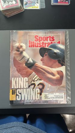 Vintage Sports Illustrated Aug 20, 1990 Jose Canseco Cover Oakland A’s