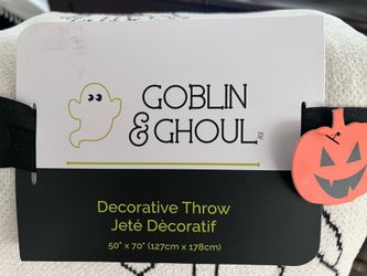 Goblin & Ghoul Throw Blanket NWT