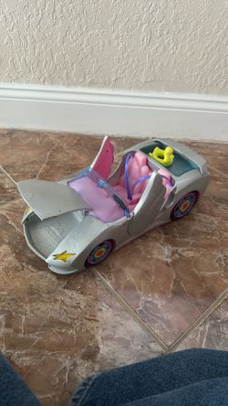 Barbie Extra Silver Convertible Toy Car