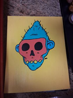 Skull painting