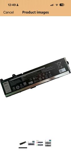 DELL X9FTM 11.55V 7650mAh 93Wh 6-Cell Lithum-Ion Recharged Battery For DELL Precision 7 7 Mobile Workstation Series Laptop DP/N: P114F