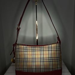 Preloved Burberry Check shoulder bag