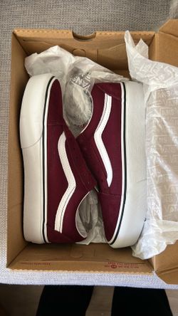 Vans Red Burgundy Maroon shoes