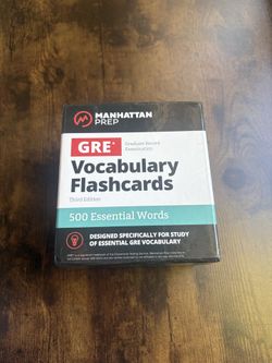 Manhattan Prep GRE Vocabulary Flashcards Third Edition - 500 essential words