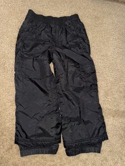 Kid Black Snow Pants Size 4 Essential Sport