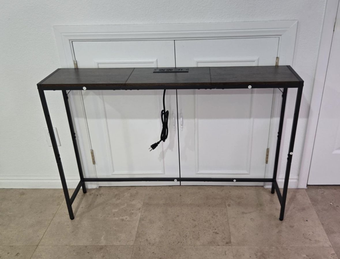 Brand New Console Table With Power Station