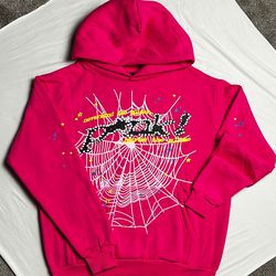 Sp5der Pink Hoodie – Trendy Streetwear 🔥