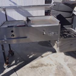 NEW TACOCART(azador plancha y quemador para carnitas 