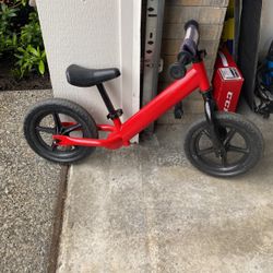 Red Strider Balance Bike