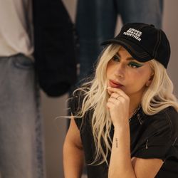*NEW WITH TAGS* Lady Gaga x Cotton On Collab Snap Back Hat Black